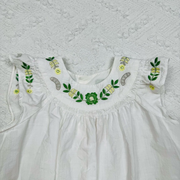 Bonpoint Lala floral-embroidered blouse 3a - Picture 3 of 5